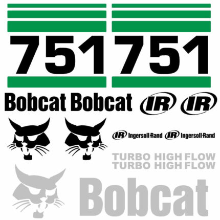 Bobcat 751Decal Kit - Skid Steer (3)