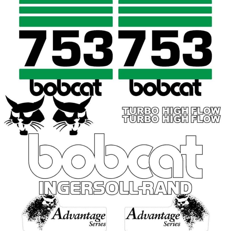 Bobcat 753 Advantage Decal Kit