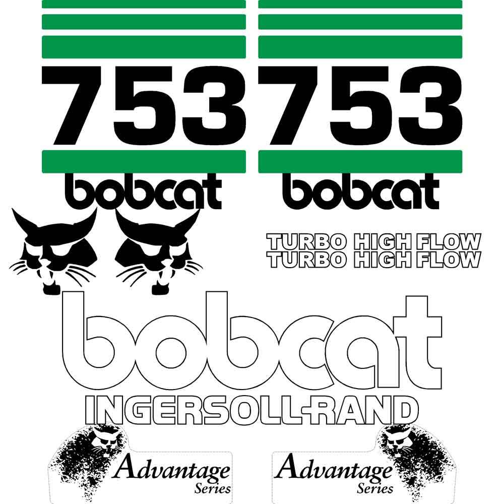 Bobcat 753 Advantage Decal Kit Bobcat 753 Advantage Decal Kit