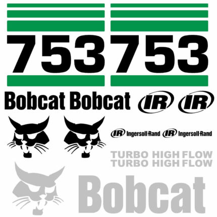 Bobcat 753 Decal Kit - Skid Steer 3