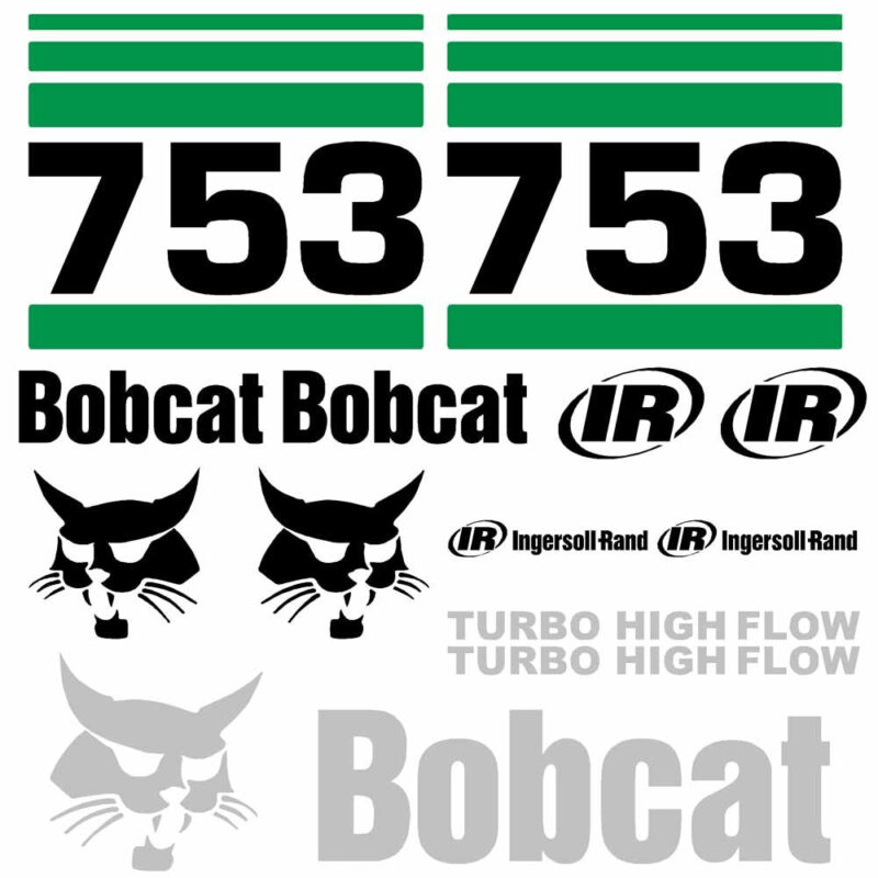 Bobcat 753 Decal Kit - Skid Steer 3