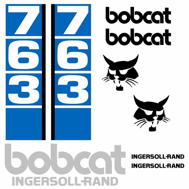 Bobcat 763 Decal Kit - Skid Steer (1)