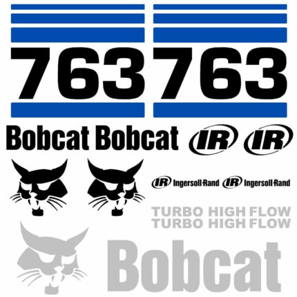 Bobcat 763 Decal Kit - Skid Steer (3)