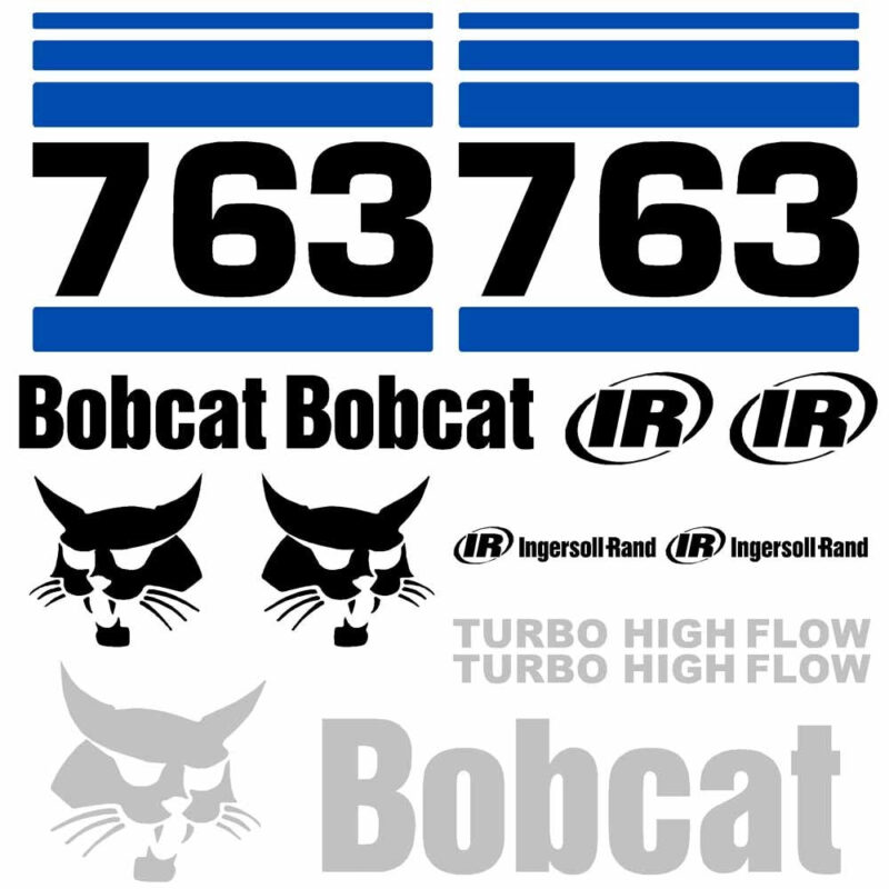 Bobcat 763 Decal Kit - Skid Steer (3)