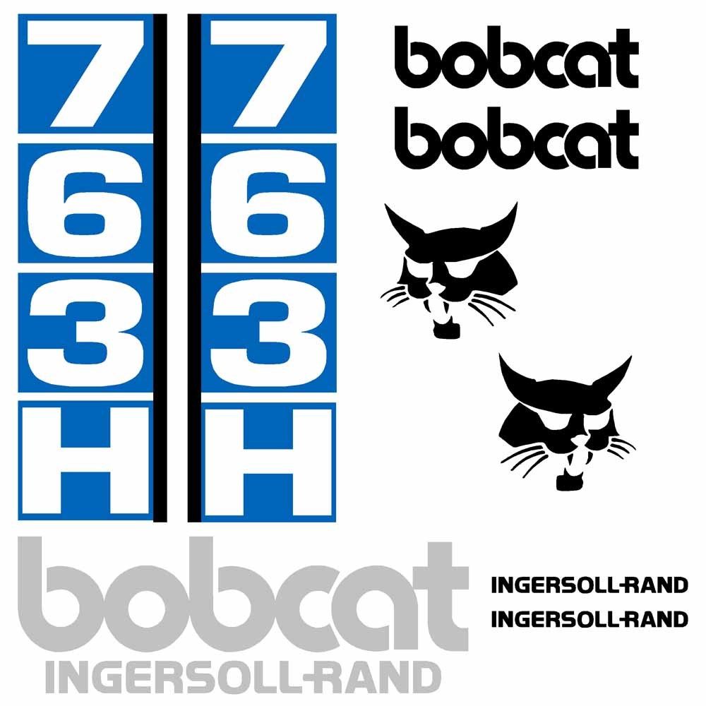 Bobcat 763H Decal Kit Bobcat 763H Decal Kit