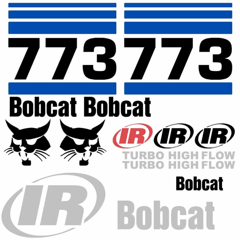 Bobcat 773 Decal Kit - Skid Steer (Big IR Logo)