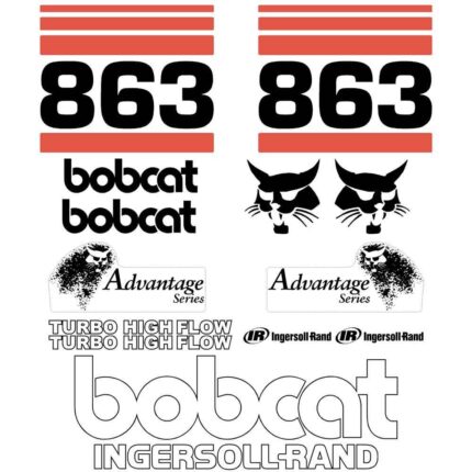 Bobcat 863 Advantage Decal Kit