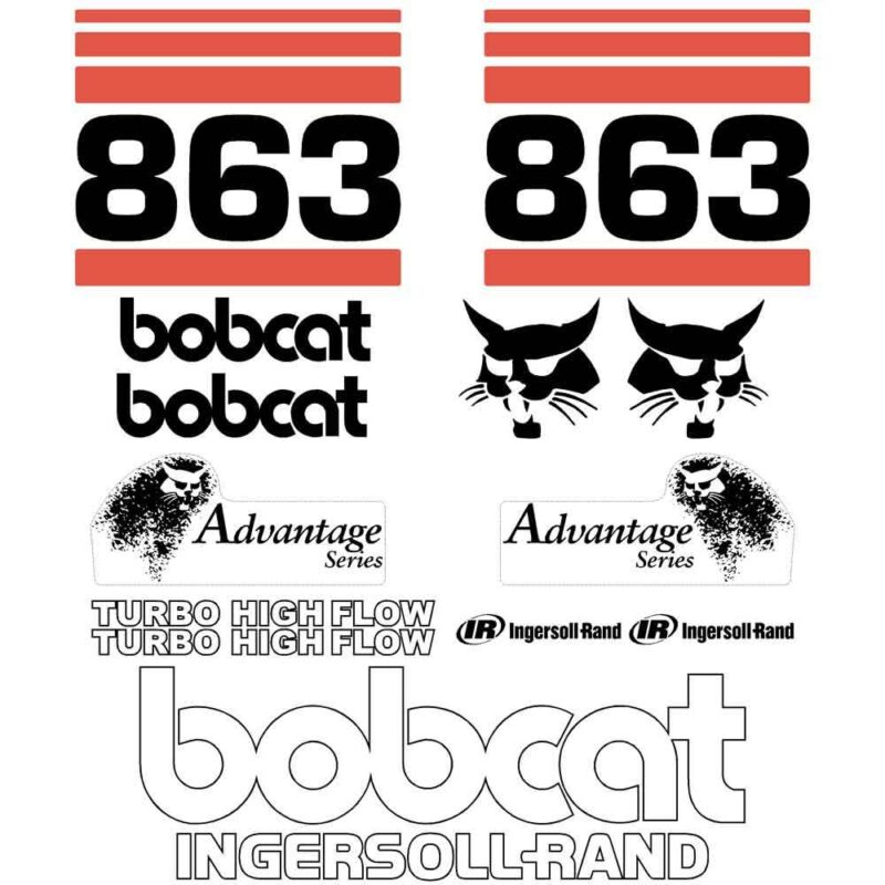 Bobcat 863 Advantage Decal Kit