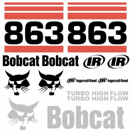 Bobcat 863 Decal Kit