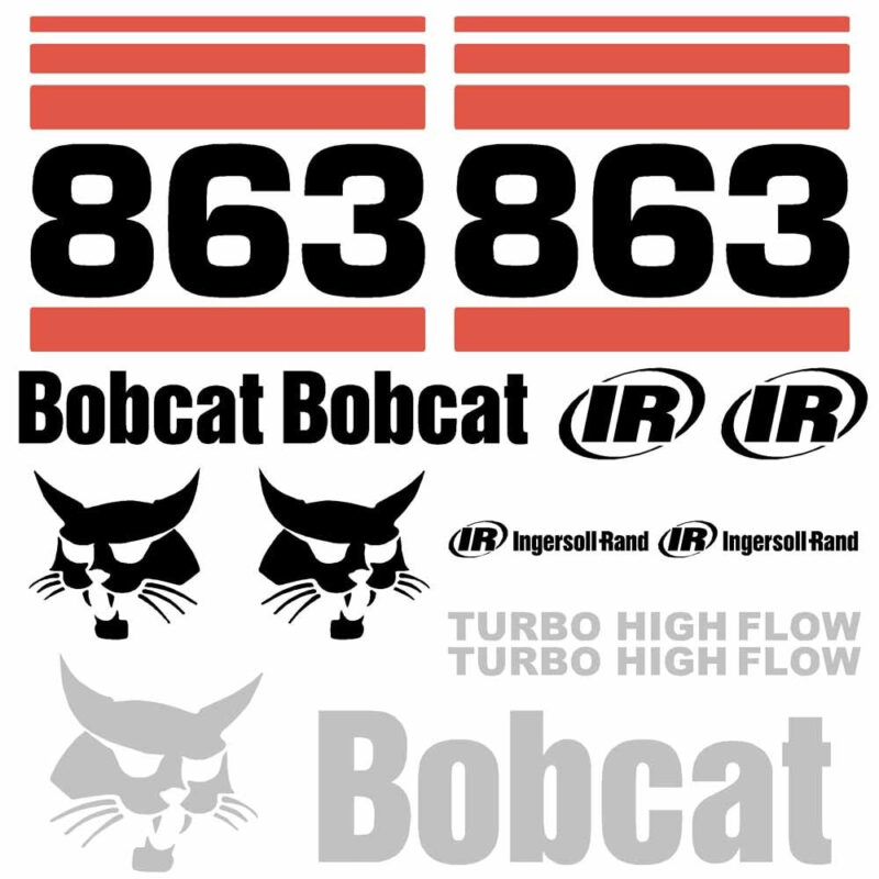 Bobcat 863 Decal Kit