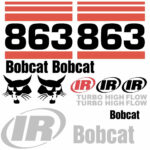 Bobcat 863 G Decal Kit - Skid Steer -IR Ingersoll Rand