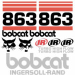 Bobcat 863 IR Decal Kit