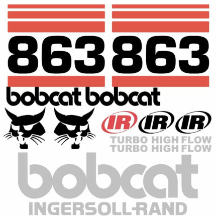 Bobcat 863 IR Decal Kit