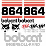 Bobcat 864F Decal Kit