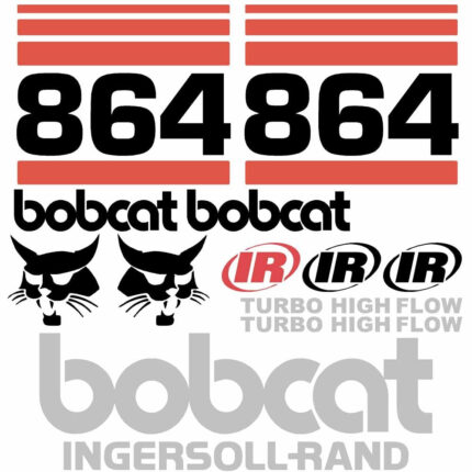 Bobcat 864F Decal Kit