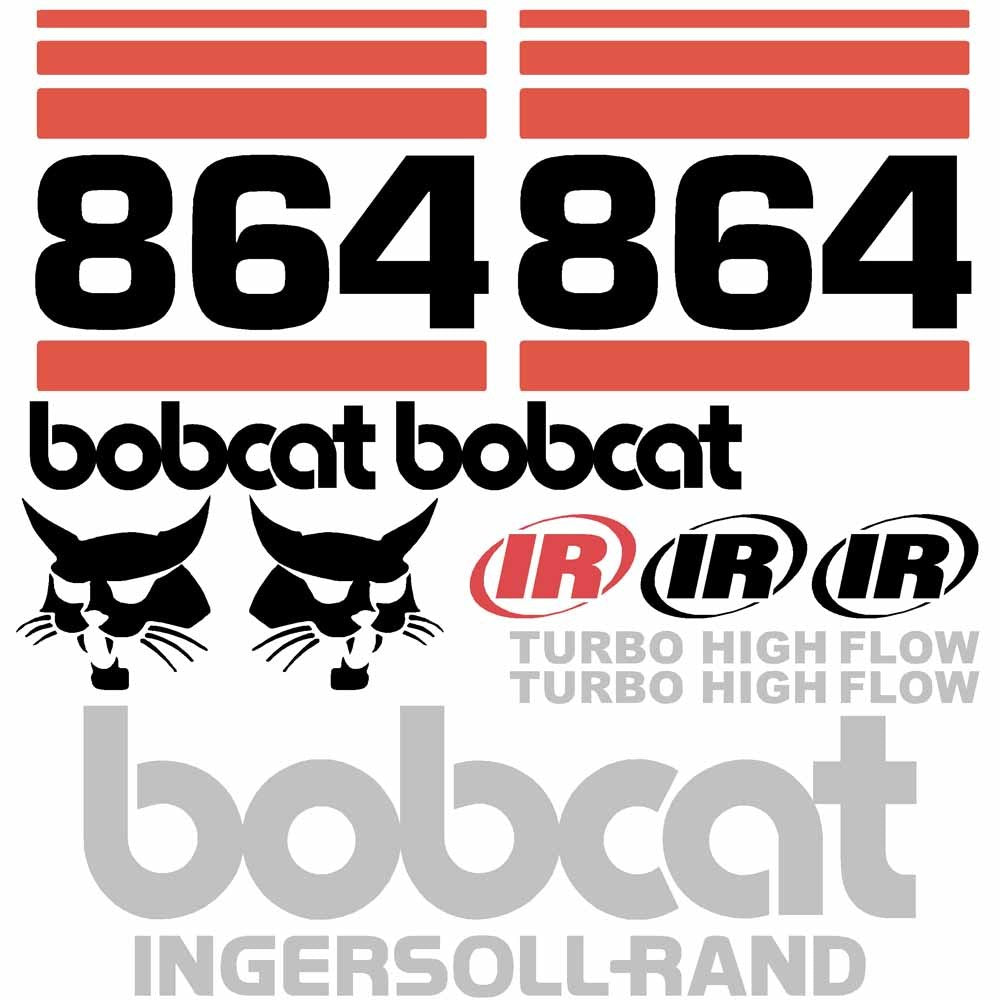 Bobcat 864F Decal Kit Bobcat 864F Decal Kit