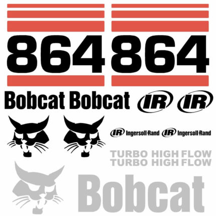 Bobcat 864G Decal Kit