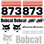 Bobcat 873 Decal Kit - Skid Steer 3