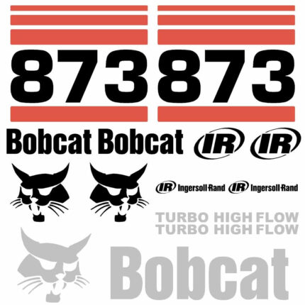 Bobcat 873 Decal Kit - Skid Steer 3