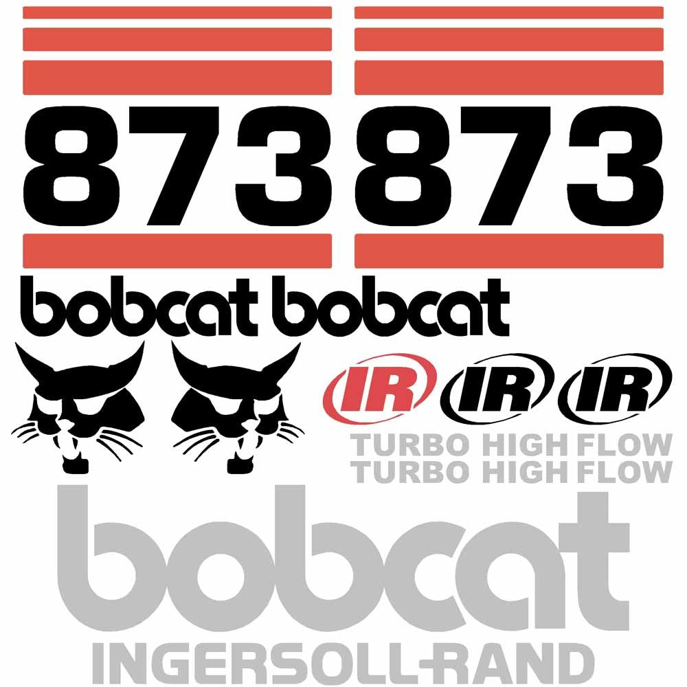 Bobcat 873 Decal Kit Bobcat 873 Decal Kit