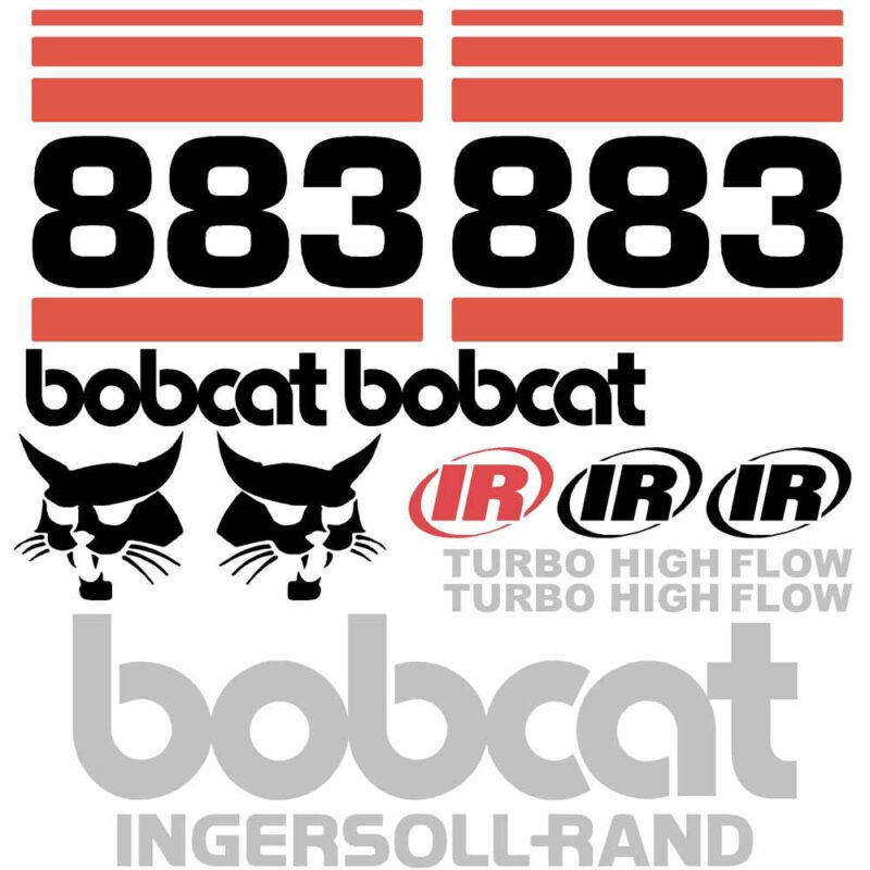 Bobcat 883 Decal Kit