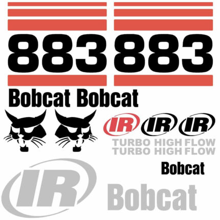 Bobcat 883 Decal Kit - Skid Steer 2