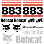 Bobcat 883 Decal Kit - Skid Steer 3