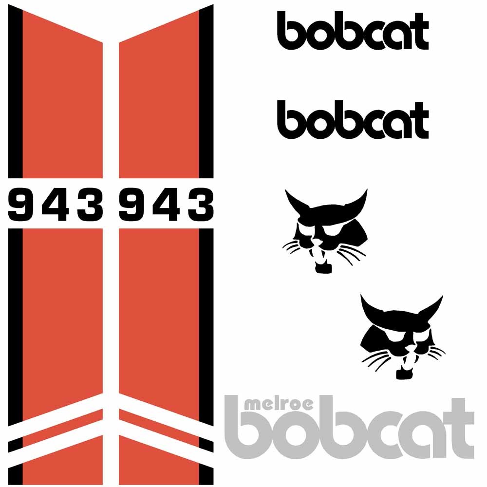 Bobcat 943 Decal Kit Bobcat 943 Decal Kit