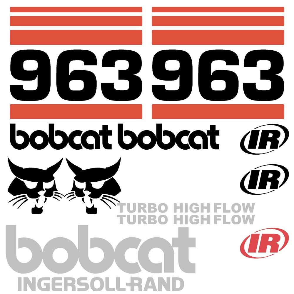 Bobcat 963G Decal Kit Bobcat 963G Decal Kit