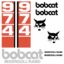 Bobcat 974 Decal Kit - Skid Steer IR