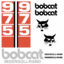 Bobcat 975 Decal Kit - Skid Steer IR