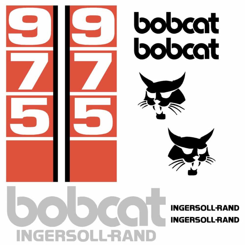 Bobcat 975 Decal Kit - Skid Steer IR