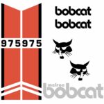 Bobcat 975 Decal Kit - Skid Steer MELROE