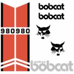Bobcat 980 Decal Kit - Skid Steer MELROE