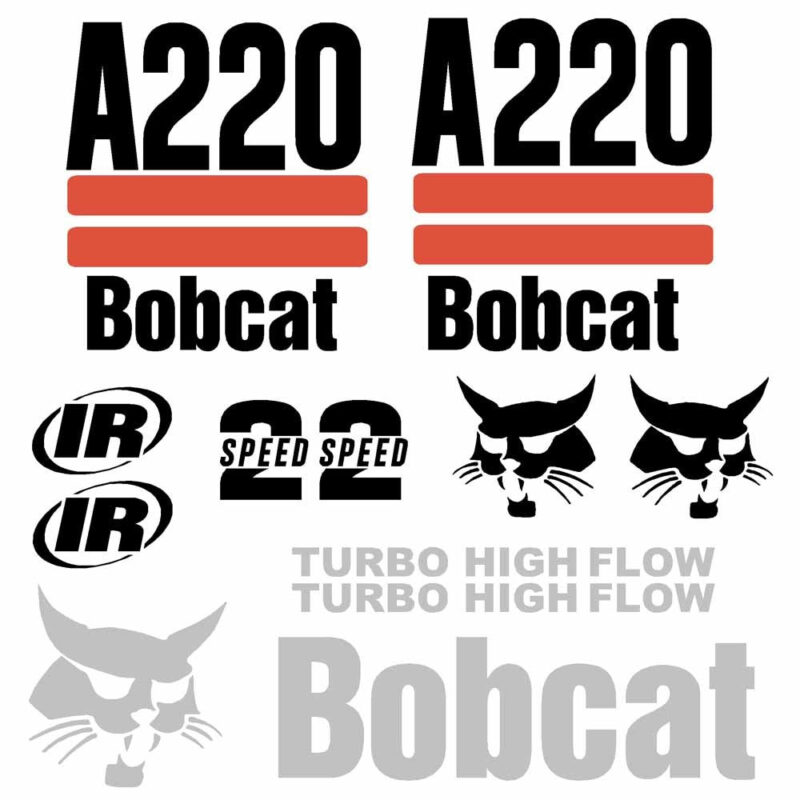 Bobcat A220 Decal Kit
