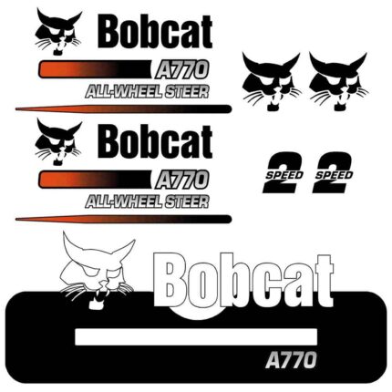 Bobcat A770 Decal Kit
