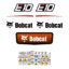 Bobcat E10 Decal Kit Later