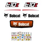 Bobcat E10Z Decal Kit