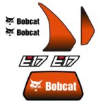 Bobcat E17 Decal Kit