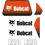 Bobcat E20 Decal Kit