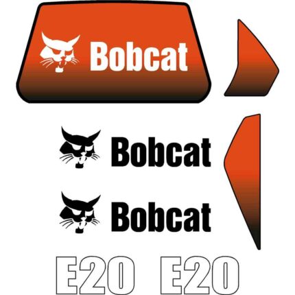 Bobcat E20 Decal Kit
