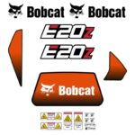 Bobcat E20Z Decal Kit