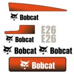 Bobcat E26 Decal Kit