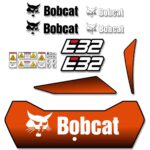 Bobcat E32 Decal Kit - 2017 UP