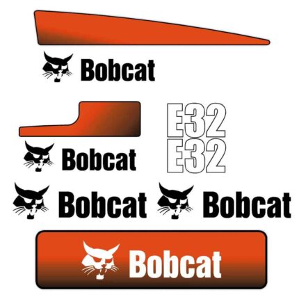 Bobcat E32 Decal Kit