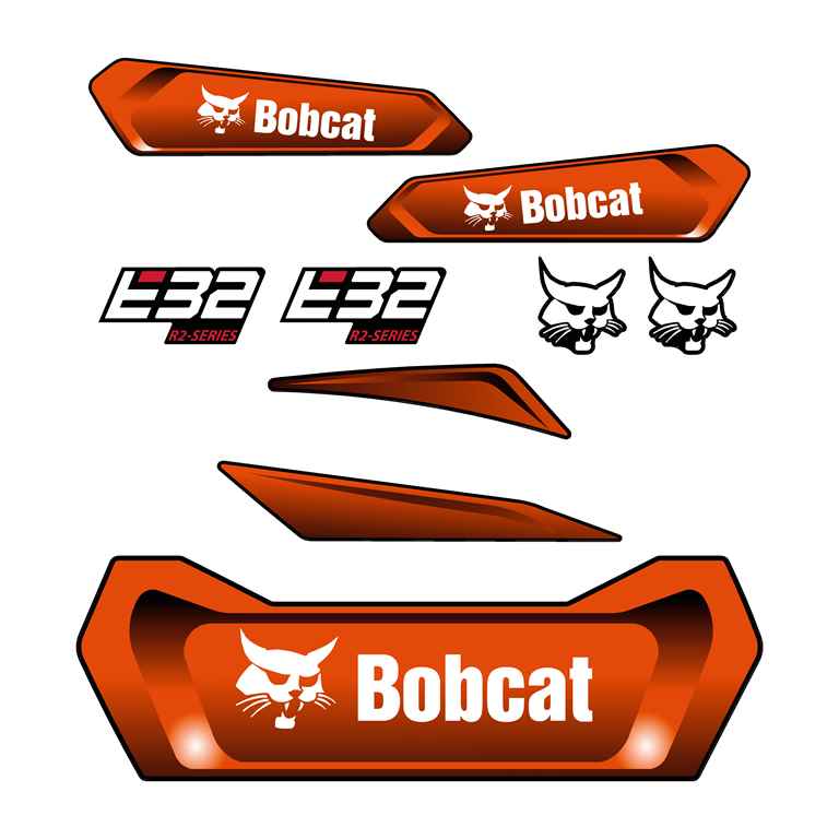 Bobcat E32 R2 Decal Kit Bobcat E32 R2 Decal Kit