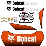 Bobcat E35 Decal Kit - 2017 Up
