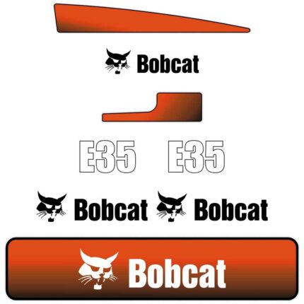 Bobcat E35 Decal Kit