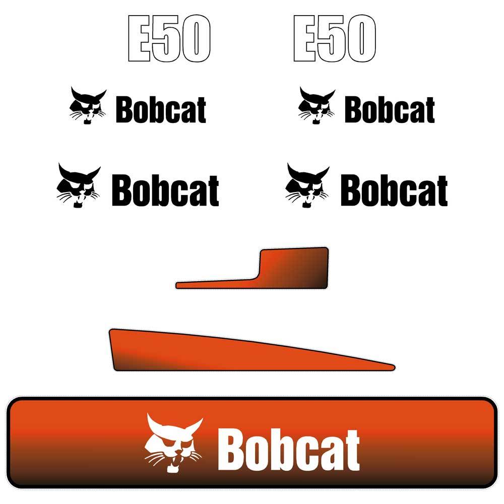Bobcat E50 Decal Kit Bobcat E50 Decal Kit