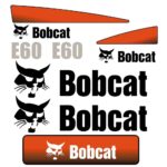 Bobcat E60 Decal Kit